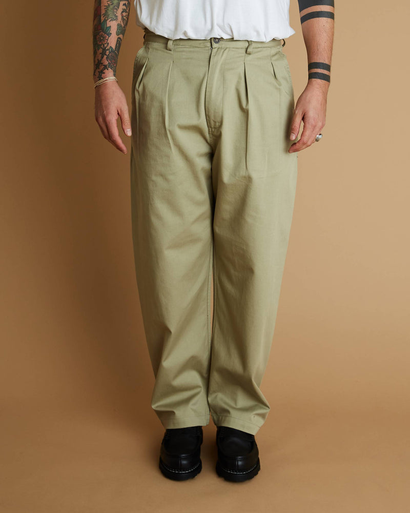 Universal Works Double Pleat Pant (Stone)