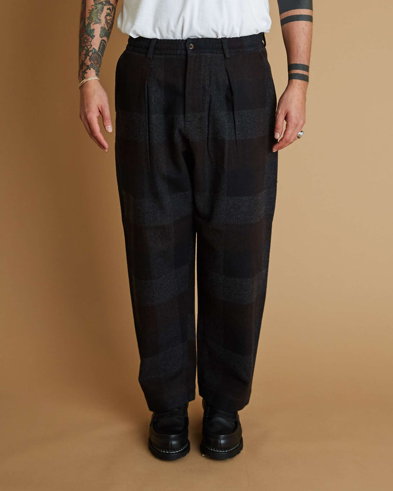 Universal Works Oxford Pant (Brown Check)
