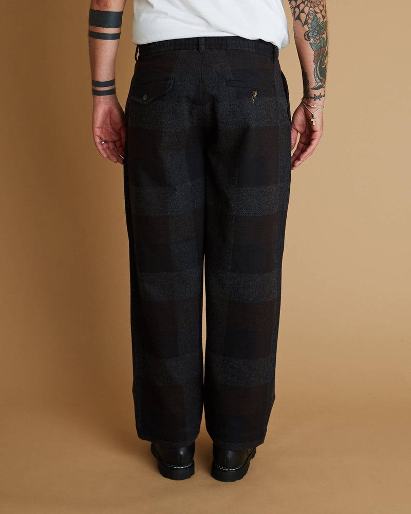 Universal Works Oxford Pant (Brown Check)