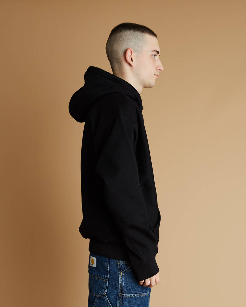 Carhartt Hooded American Script Sweat (Black)