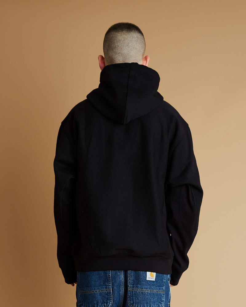 Carhartt Hooded American Script Sweat (Black)