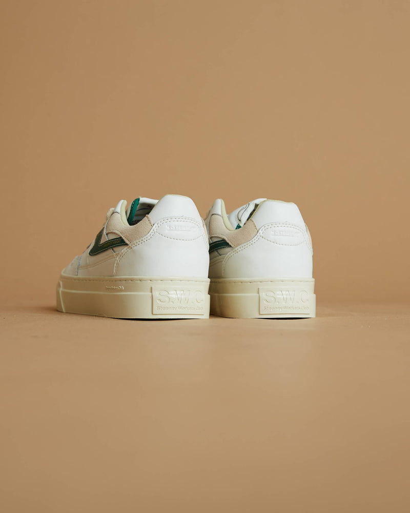 Stepney Workers Club Pearl-Strike Leather (White/Green)