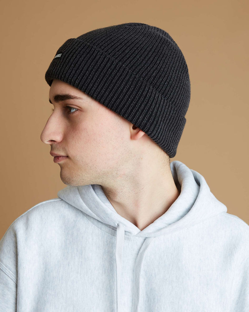 Pleasures Impact Logo Beanie (Black)