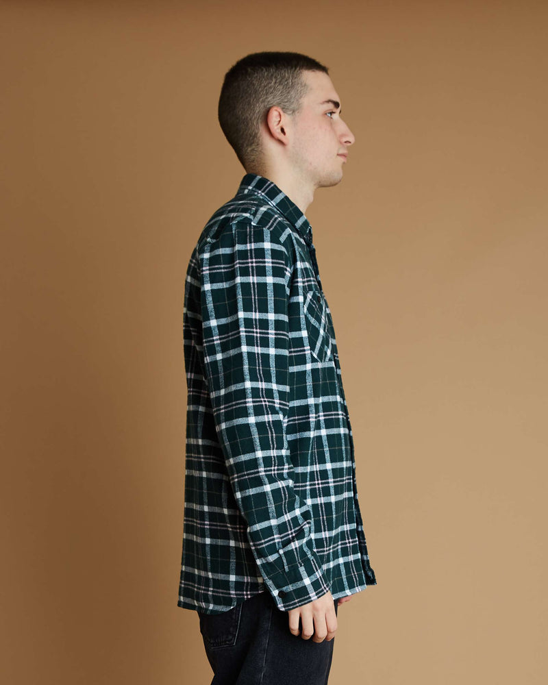 Edwin Labour Shirt (Pine Grove / Pink Garment)