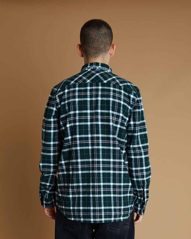 Edwin Labour Shirt (Pine Grove / Pink Garment)