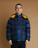 The North Face M Sierra Downn Jacket (Ponderosa Green Large Halfdome Plaid Print)