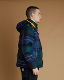The North Face M Sierra Downn Jacket (Ponderosa Green Large Halfdome Plaid Print)