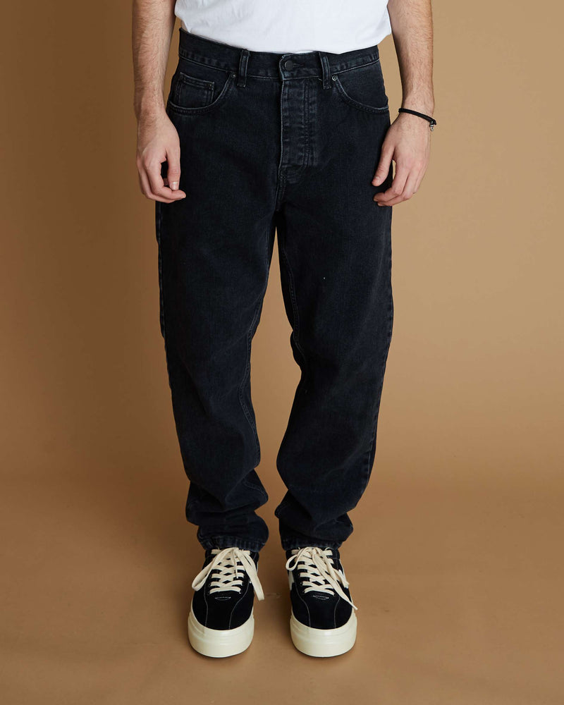 Carhartt Newel Pant (Black Stone Washed)