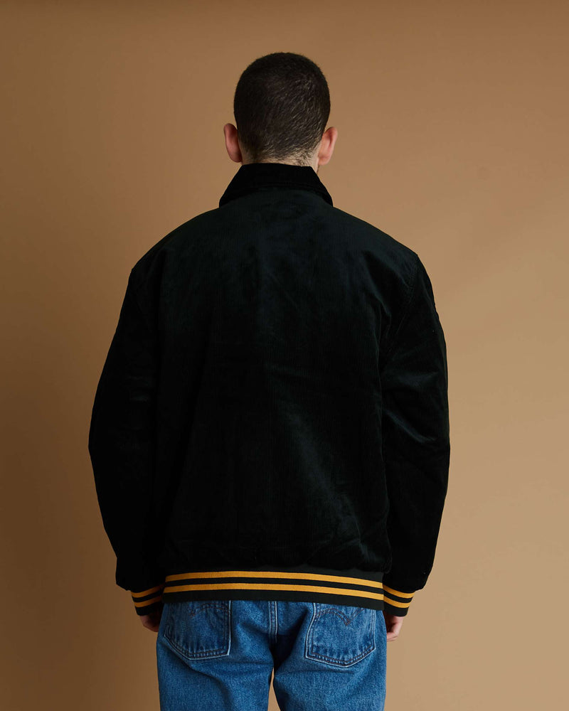 Carharrt Letterman Jacket (Dark Cedar/ Ochre)