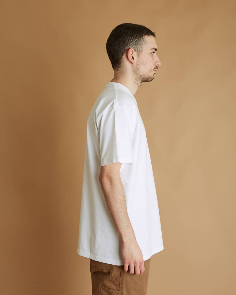 Carhartt S/S Chase T-Shirt (White/Gold)