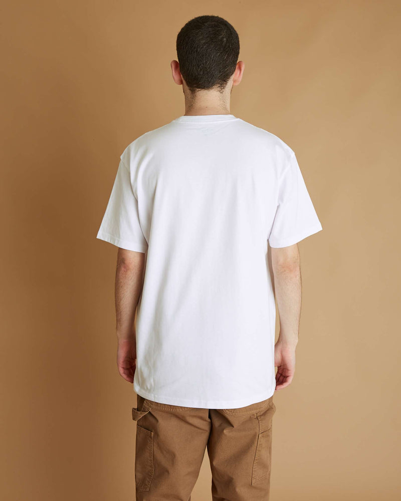 Carhartt S/S Chase T-Shirt (White/Gold)