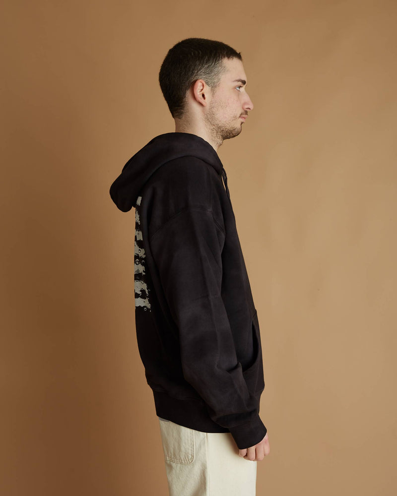 Carharrt Hooded Chromo Sweat (Black Chromo / White)