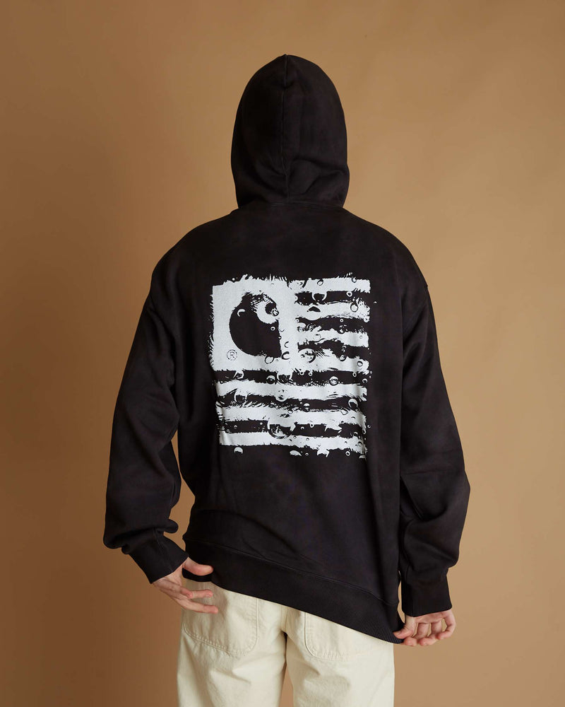 Carharrt Hooded Chromo Sweat (Black Chromo / White)