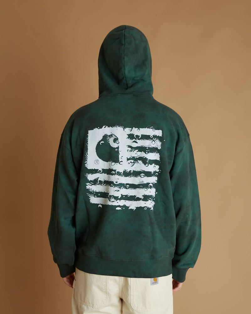Carharrt Hooded Chromo Sweat (Treehouse Chromo / White)