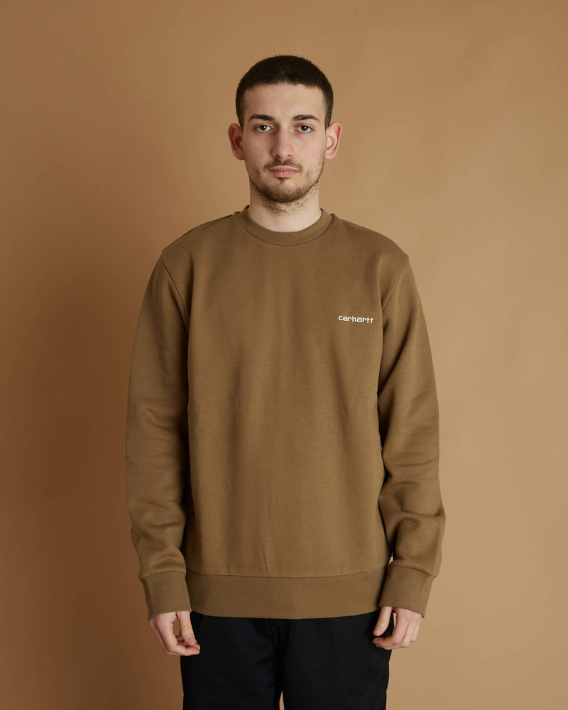 Carhartt Script Embroidery Sweat (Buffalo/White)