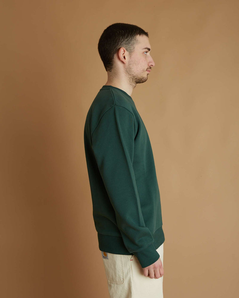 Carhartt Script Embroidery Sweat (Treehouse/White)