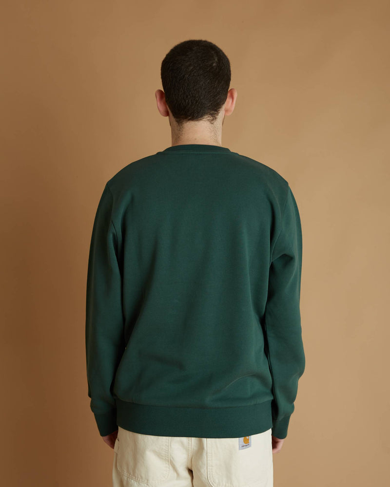 Carhartt Script Embroidery Sweat (Treehouse/White)