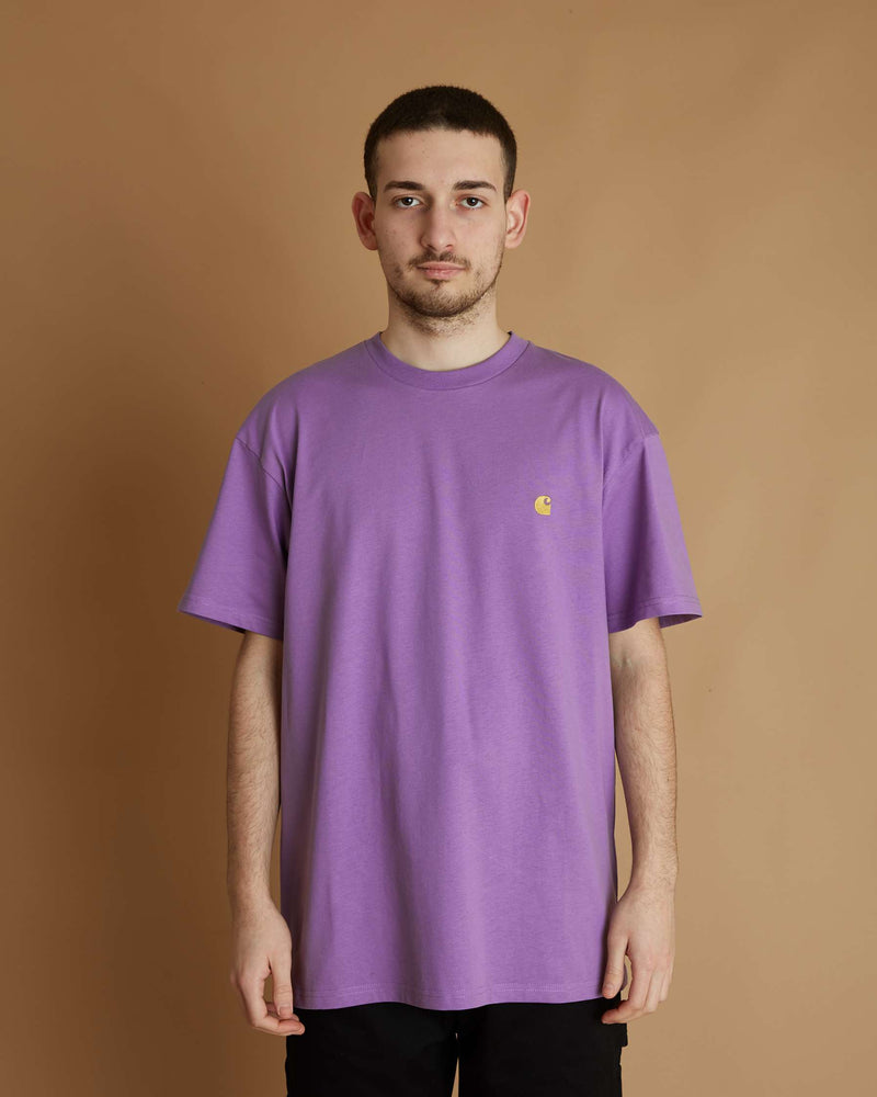 Carhartt S/S Chase T-Shirt (Violanda / Gold)