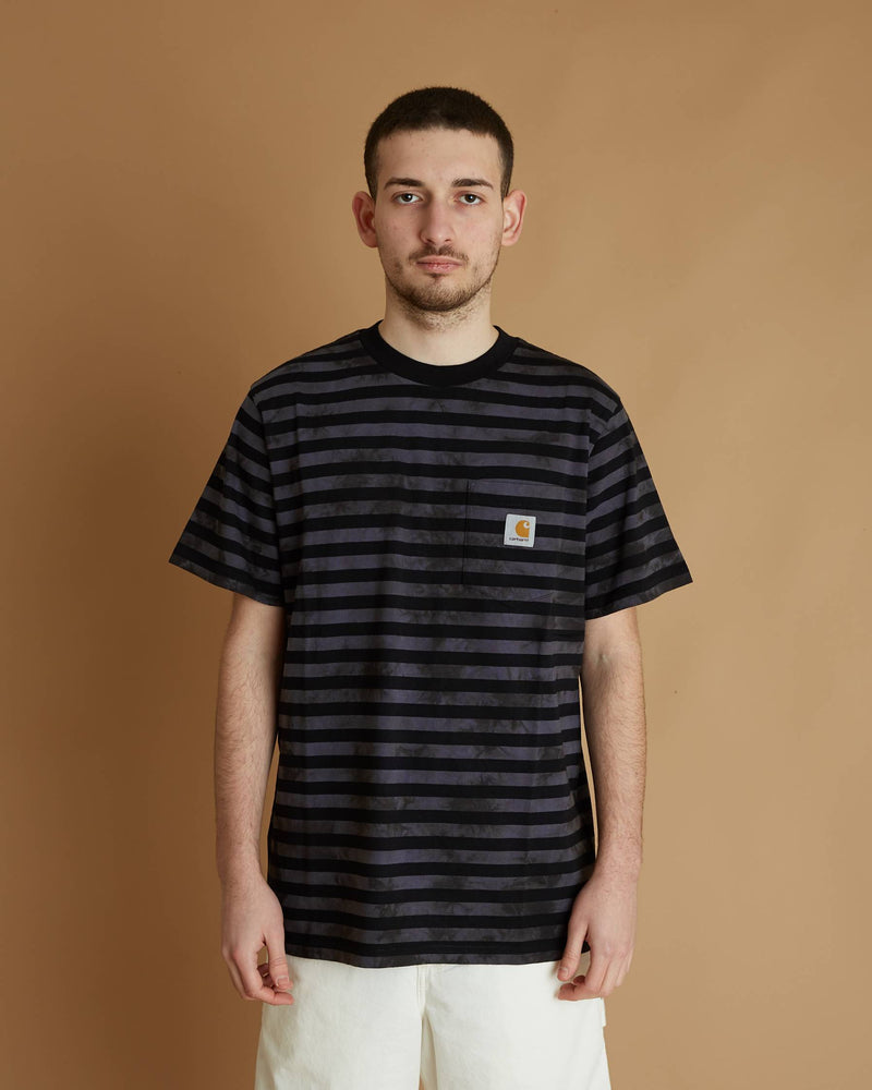 Carhartt S/S Scotty Chromo (Scotty Stripe/Black Chromo)