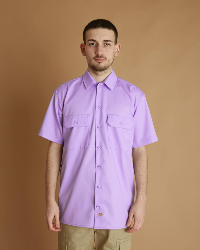 Dickies Work Shirt Ss Rec (Purple Rose)