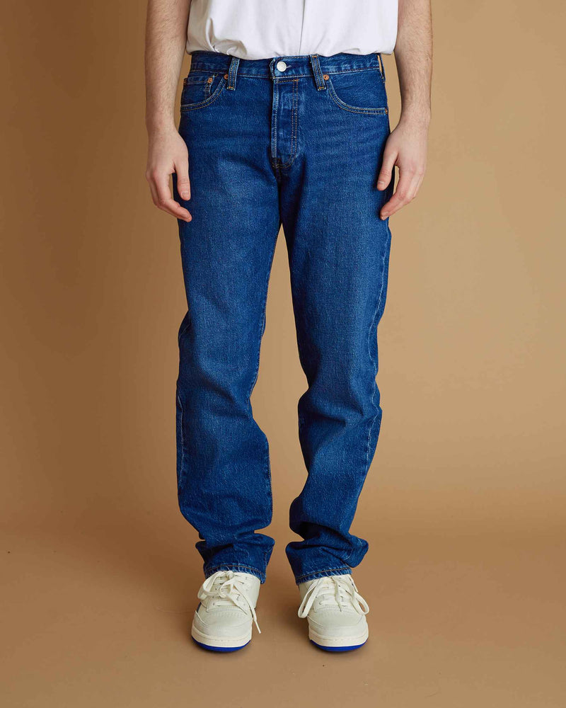 Levis Men's 501 Original Jeans (Dark Blue)