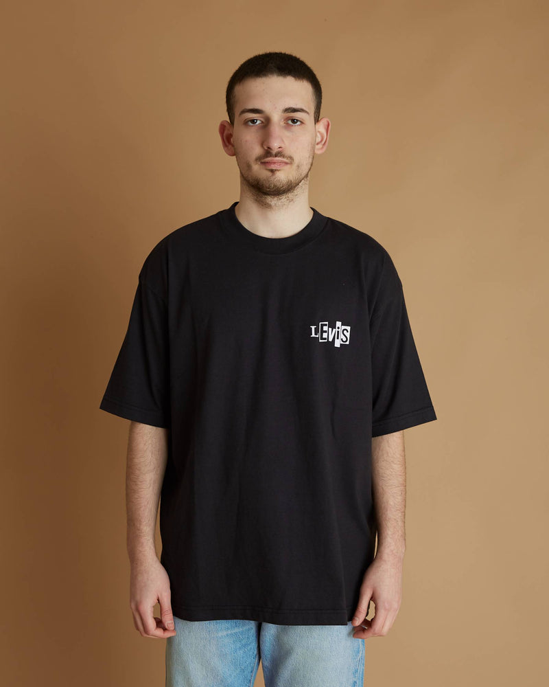 Levi's Skate Men's Graphic Boxy Tee (Black Core Black)
