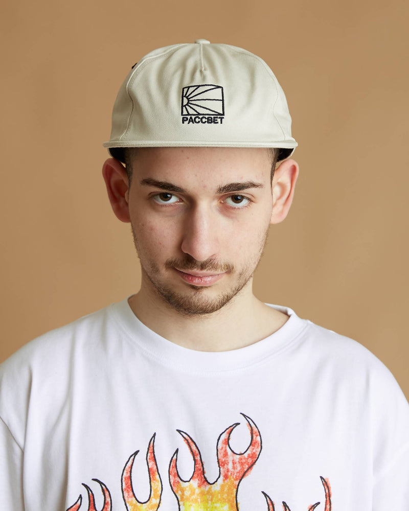 Rassvet Men 5-Panel Logo Cap Woven (Beige)