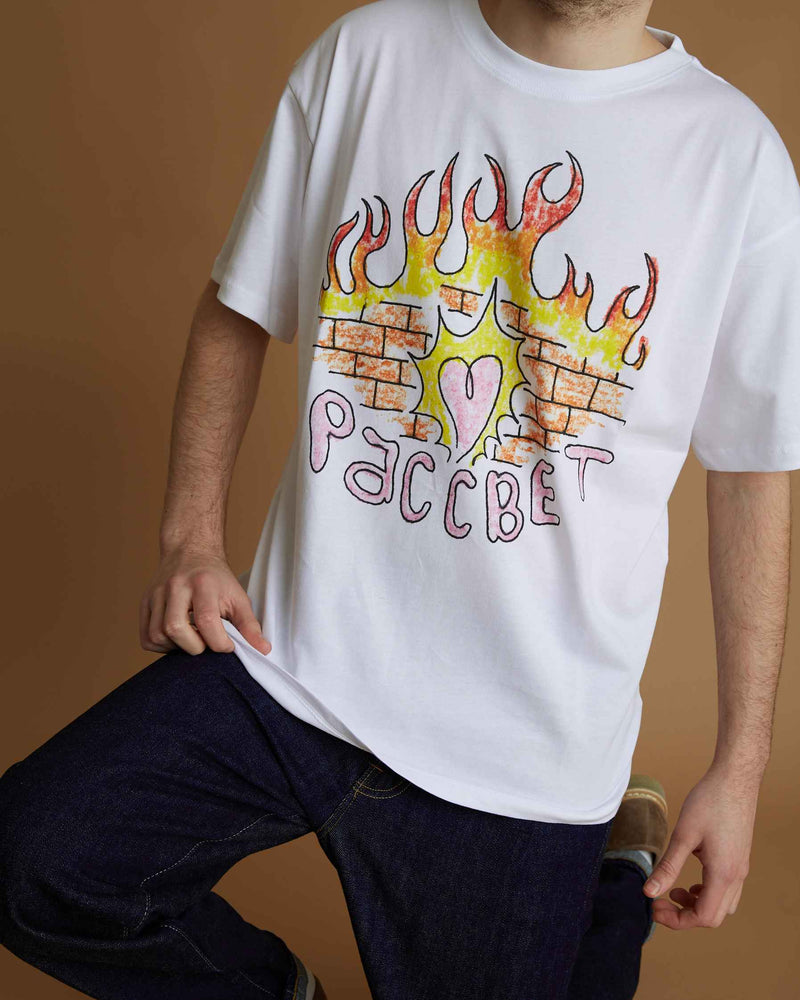 Rassvet Men Firewall Tshirt Knit (White)