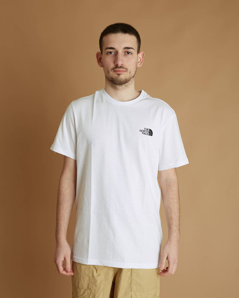 The North Face M S/S Simple Dome Tee (Tnf White)