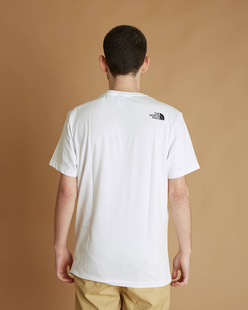 The North Face M S/S Simple Dome Tee (Tnf White)