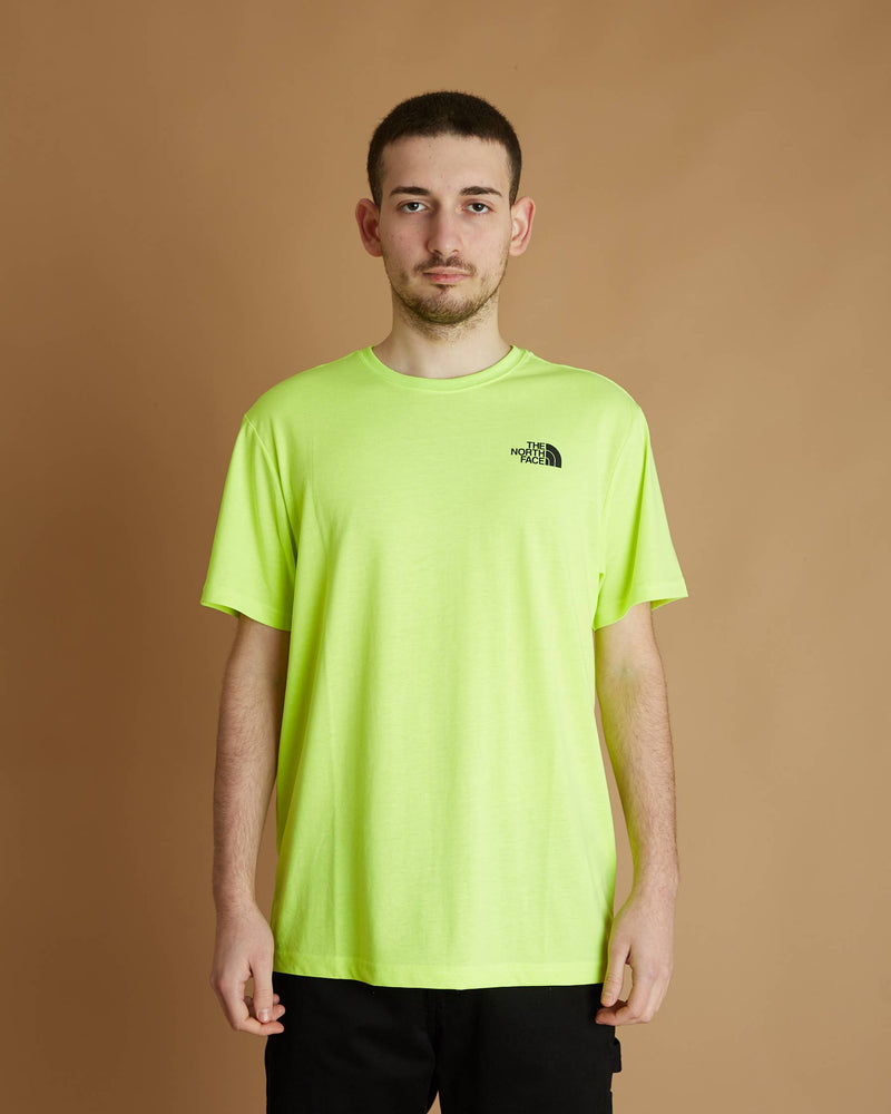 M S/S Red Box Tee (Led Yellow/Tnf Black)