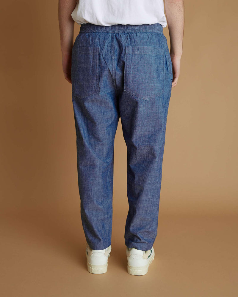 Universal Works Hi Water Trouser Chambray Denim (Indigo)