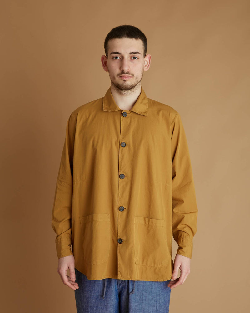 Universal Works Travail Shirt Organic Fine Poplin (Cumin)