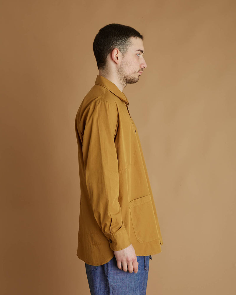 Universal Works Travail Shirt Organic Fine Poplin (Cumin)
