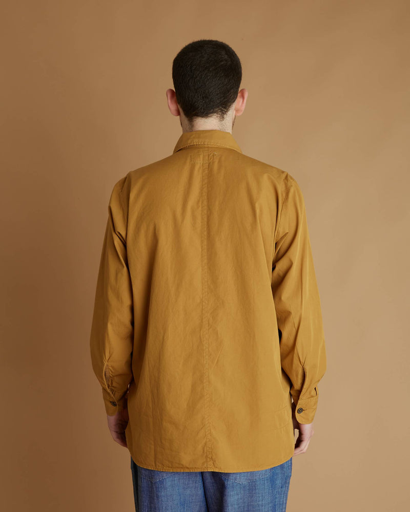 Universal Works Travail Shirt Organic Fine Poplin (Cumin)