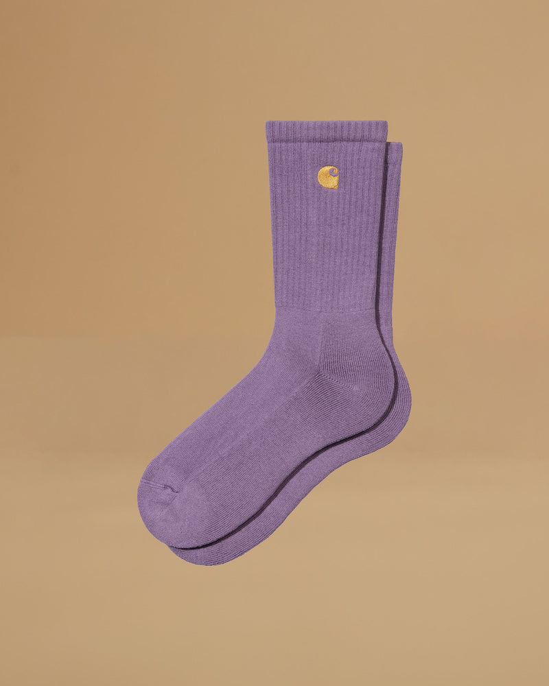 Carhartt Chase Socks Cotton/Polyester/Lycra® Knit (Violanda / Gold)