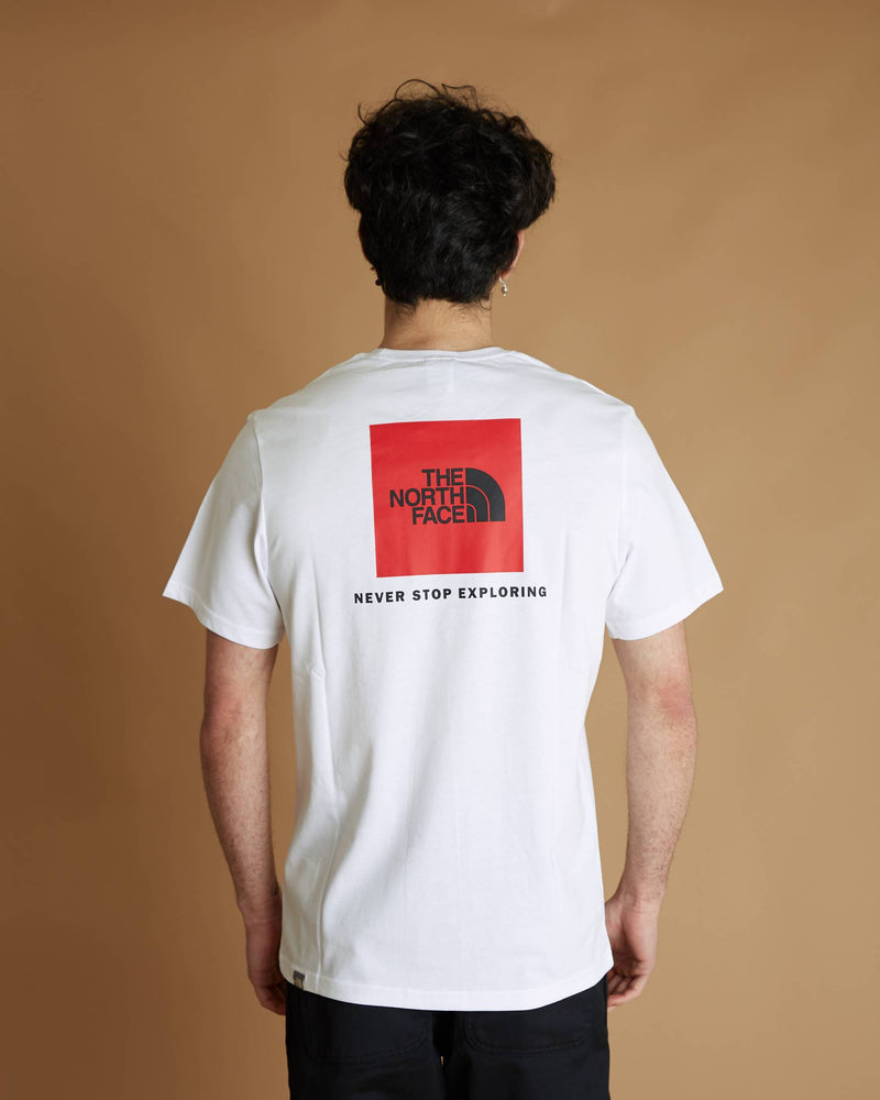 The North Face M S/S Redbox Tee (White)