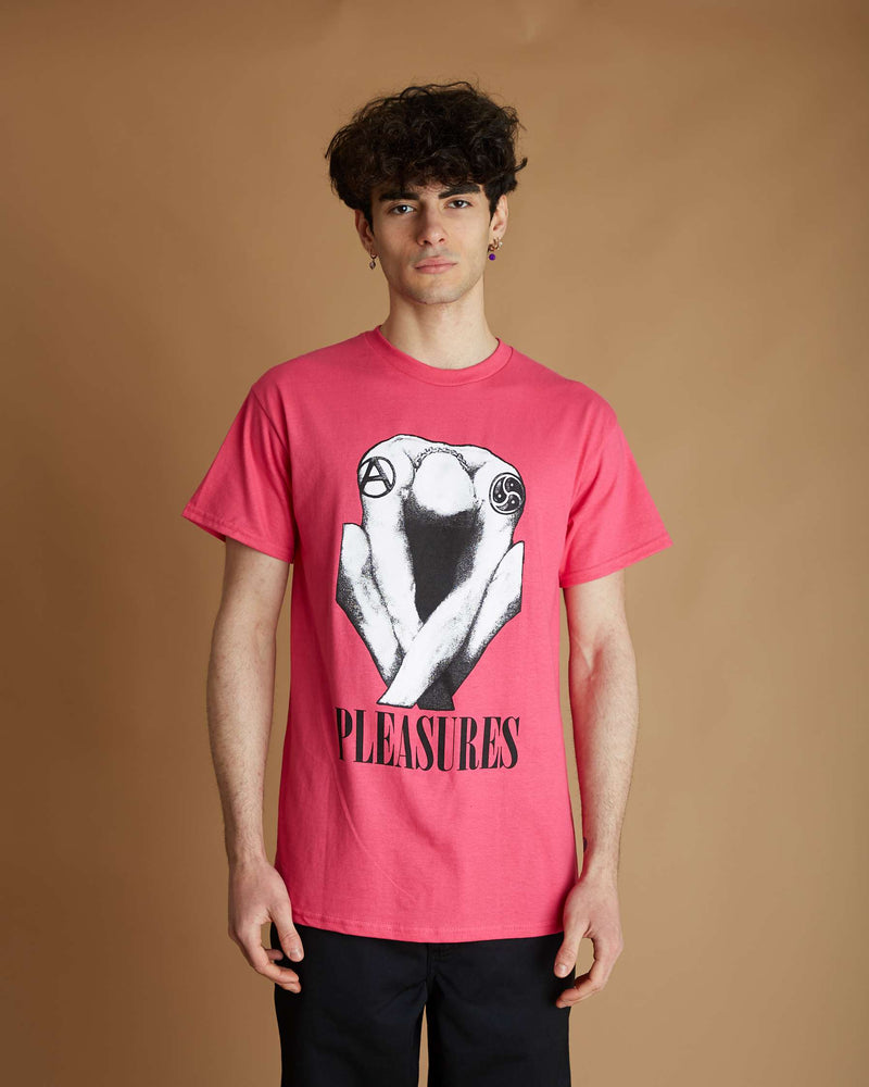 Pleasures Bended T-Shirt (Hot Pink)