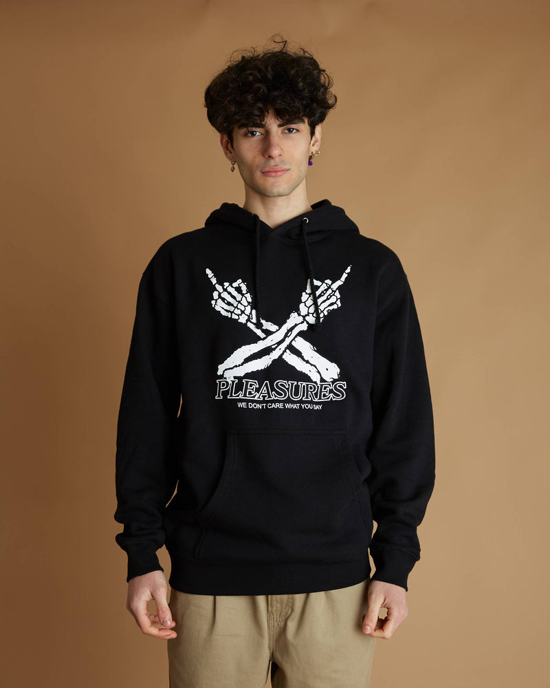 Pleasures Don't Care Hoodie (Black)