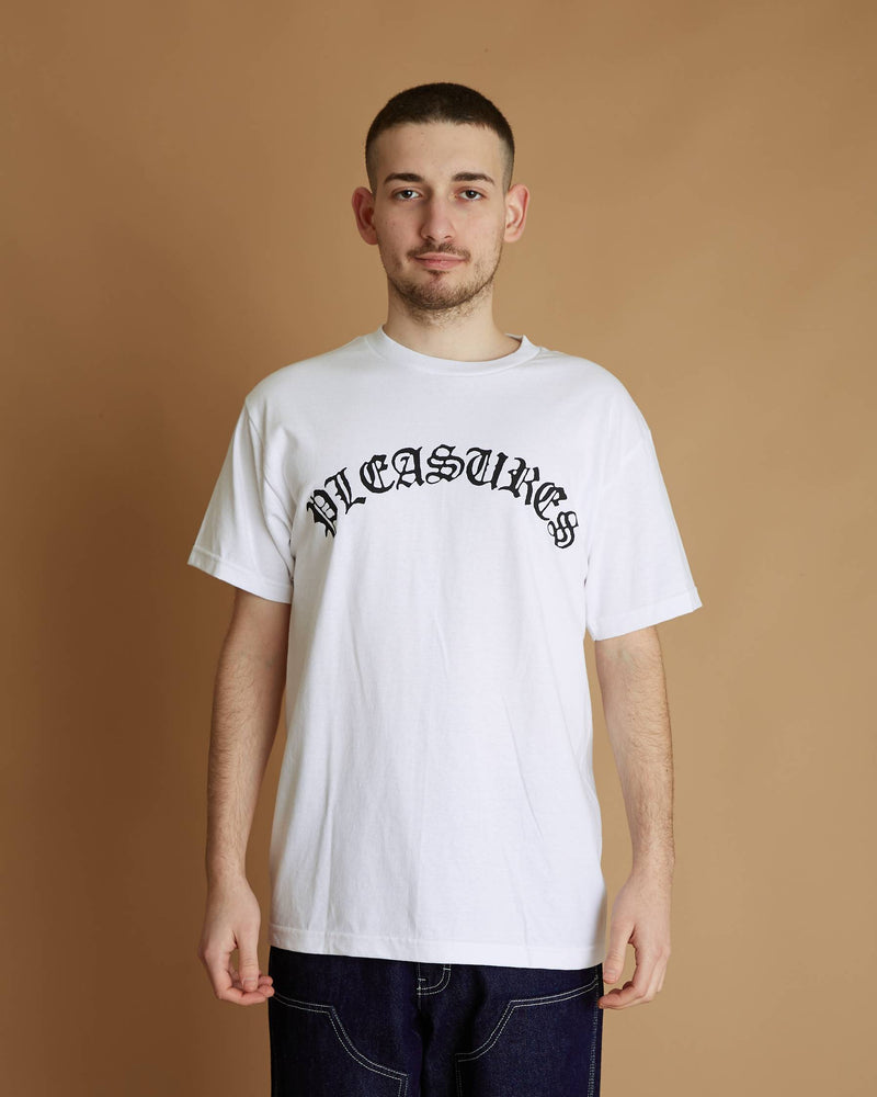 Pleasures Old e Logo T-Shirt (White)