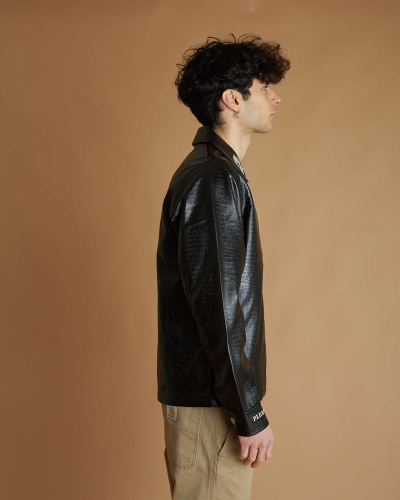 Pleasures Slide Work Jacket (Black)