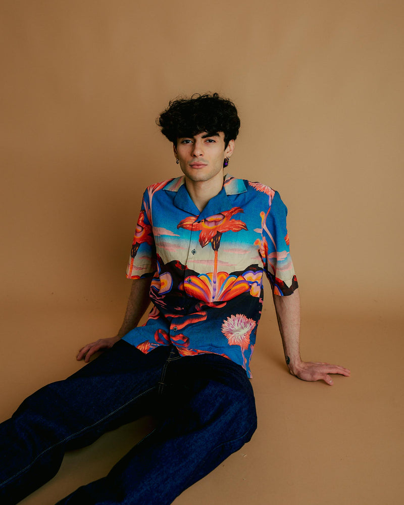 Edwin Hana No Shita Shirt Ss (Multicolor)