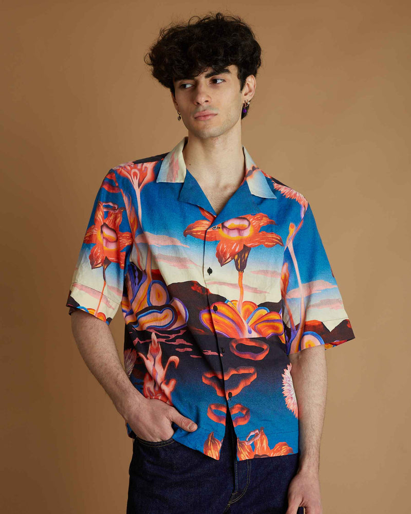 Edwin Hana No Shita Shirt Ss (Multicolor)