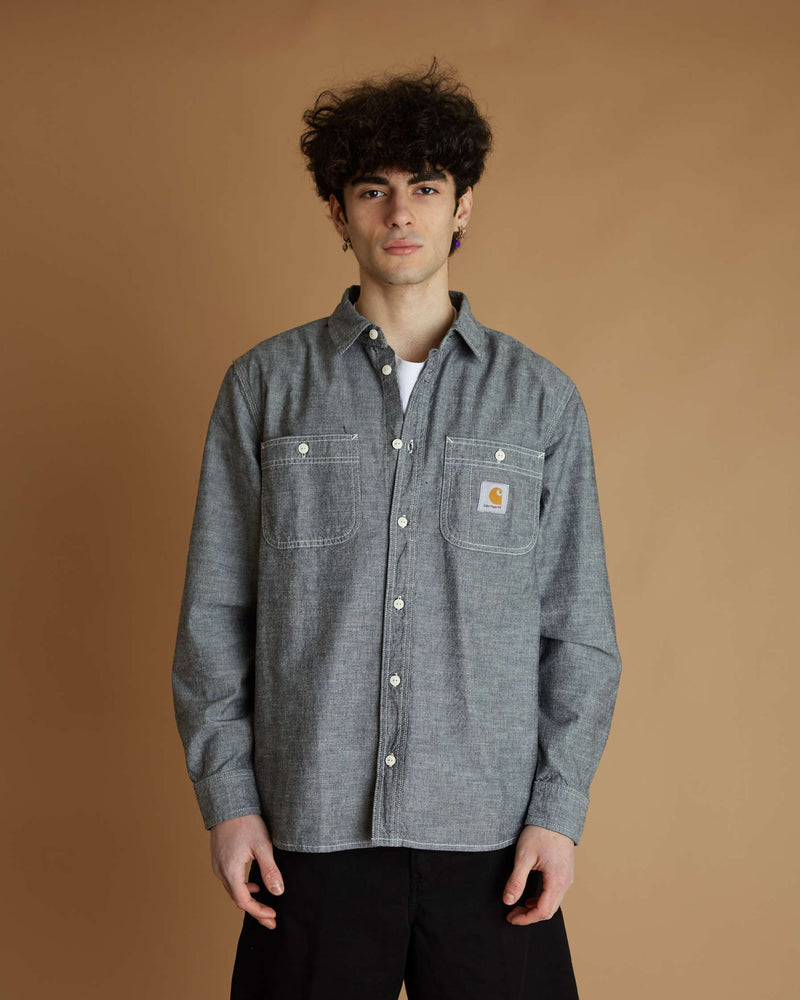 Carhartt L/S Clink Shirt (Black Rinsed)