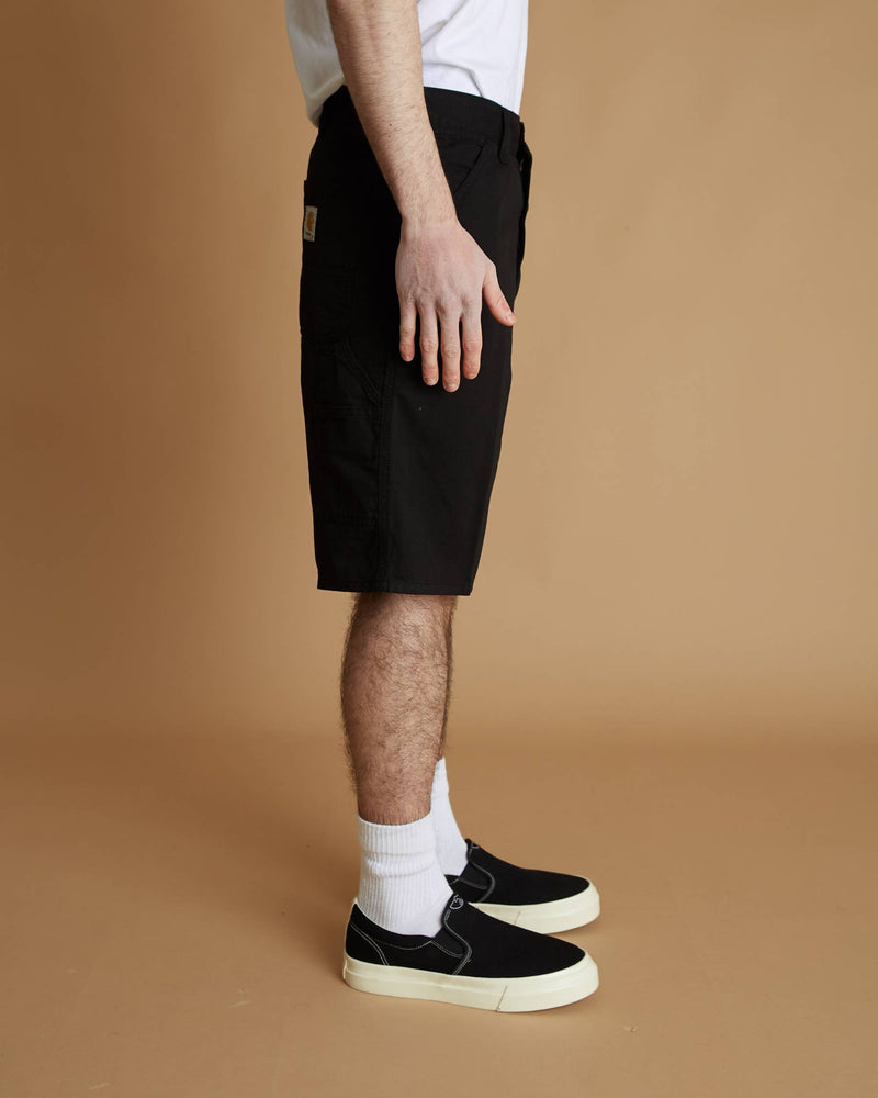 Carhartt Single Knee Short (Black Garment Dyed)