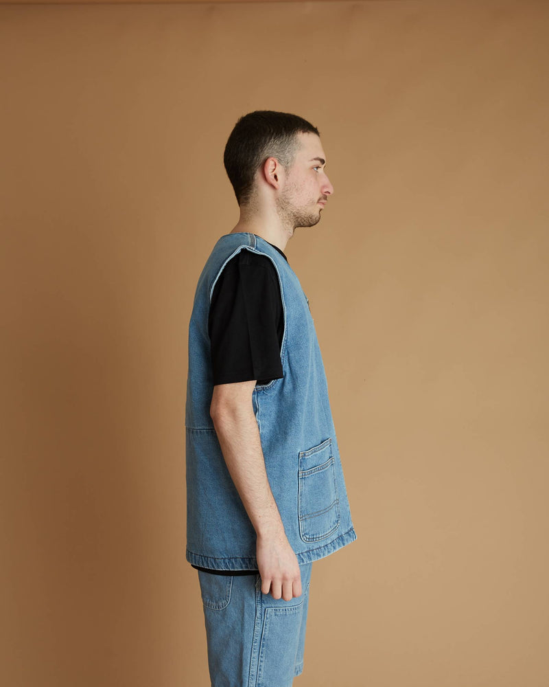 Dickies Denim Smr Vest (Light Wash)