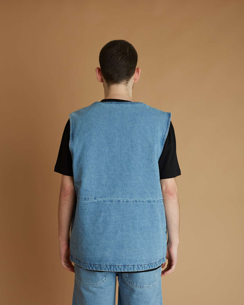 Dickies Denim Smr Vest (Light Wash)
