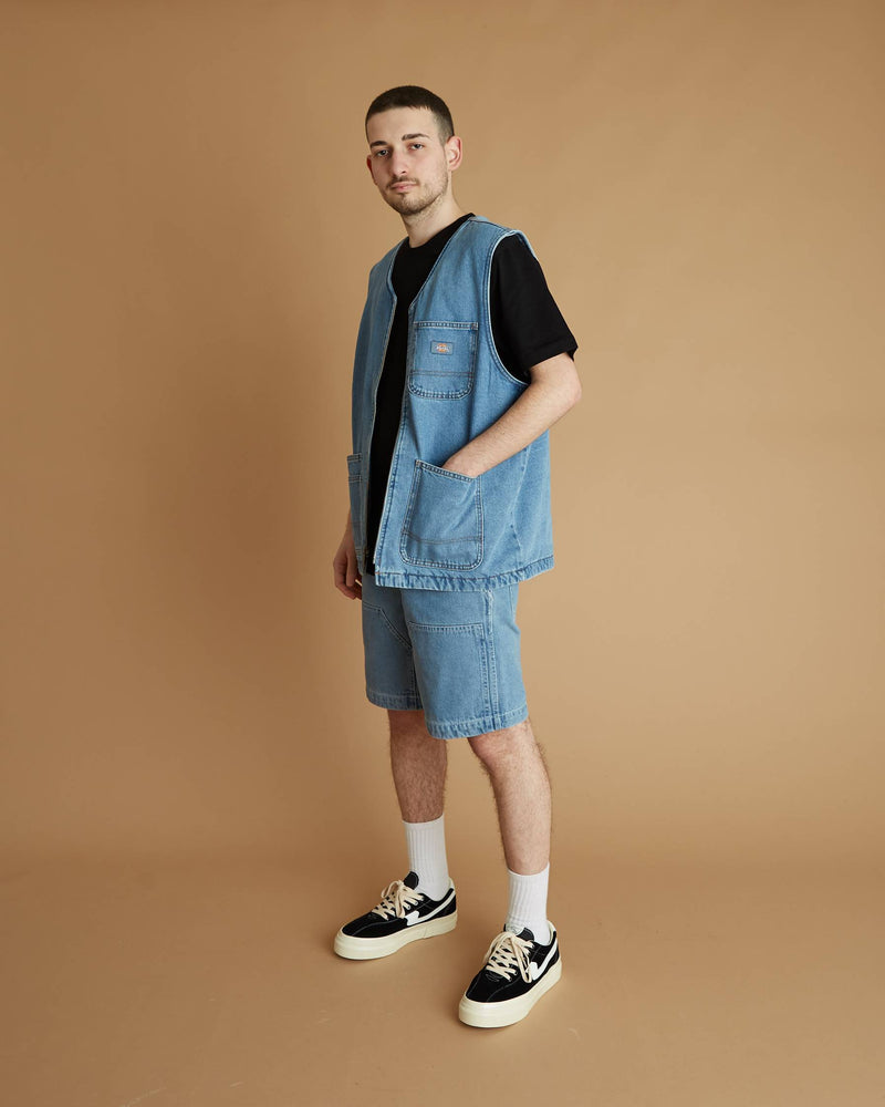 Dickies Denim Smr Vest (Light Wash)