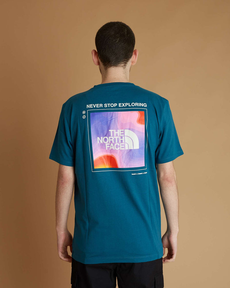 The North Face M Foundation Graphic Tee S/s (Blue Coral)
