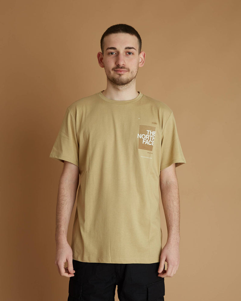 The North Face M Foundation Graphic Tee S/s (Khaki Stone)